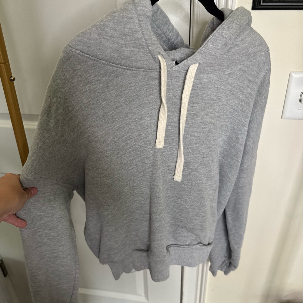 Talentless Gray Hooded Pullover Sweatshirt